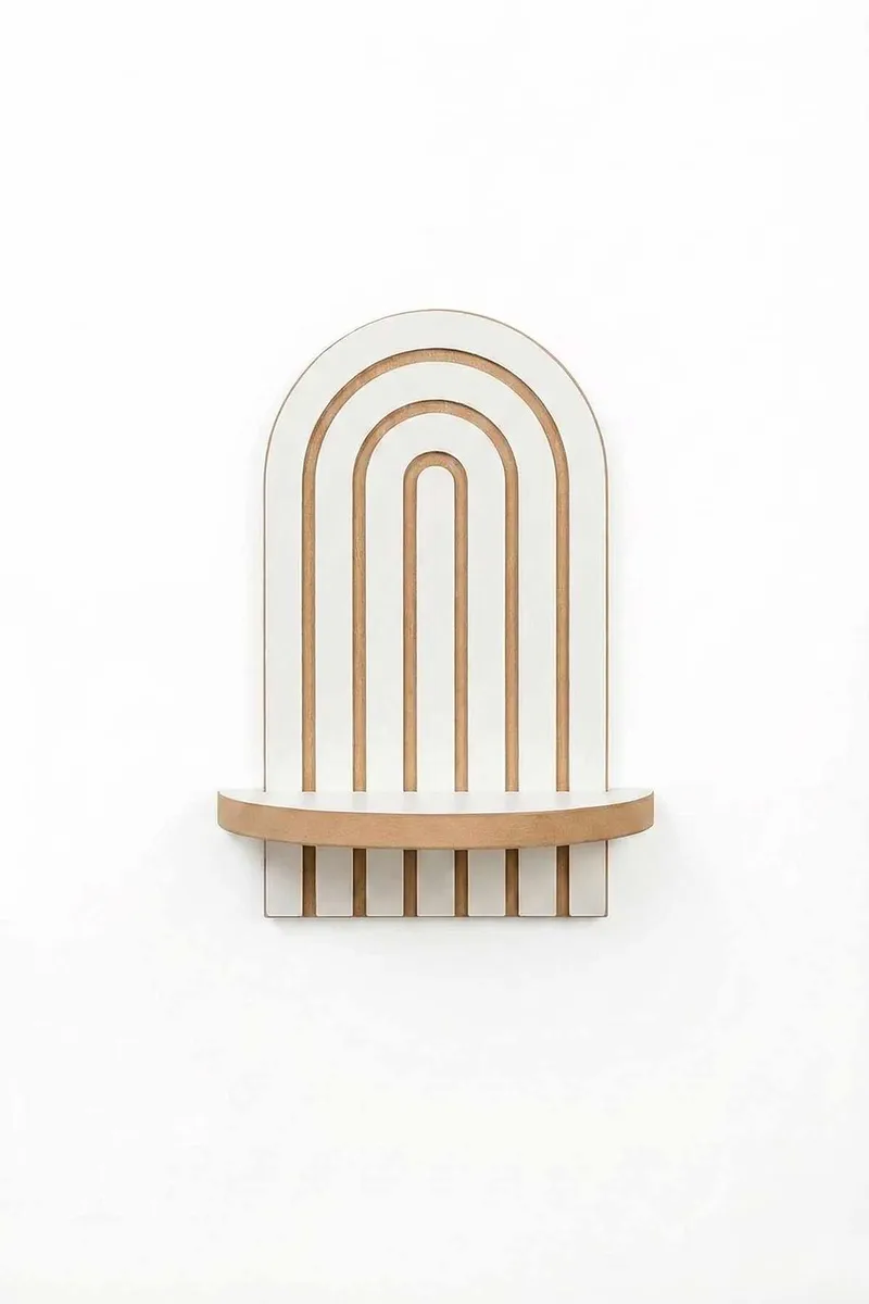 Baynor Vägghylla 20x35 cm, Vit