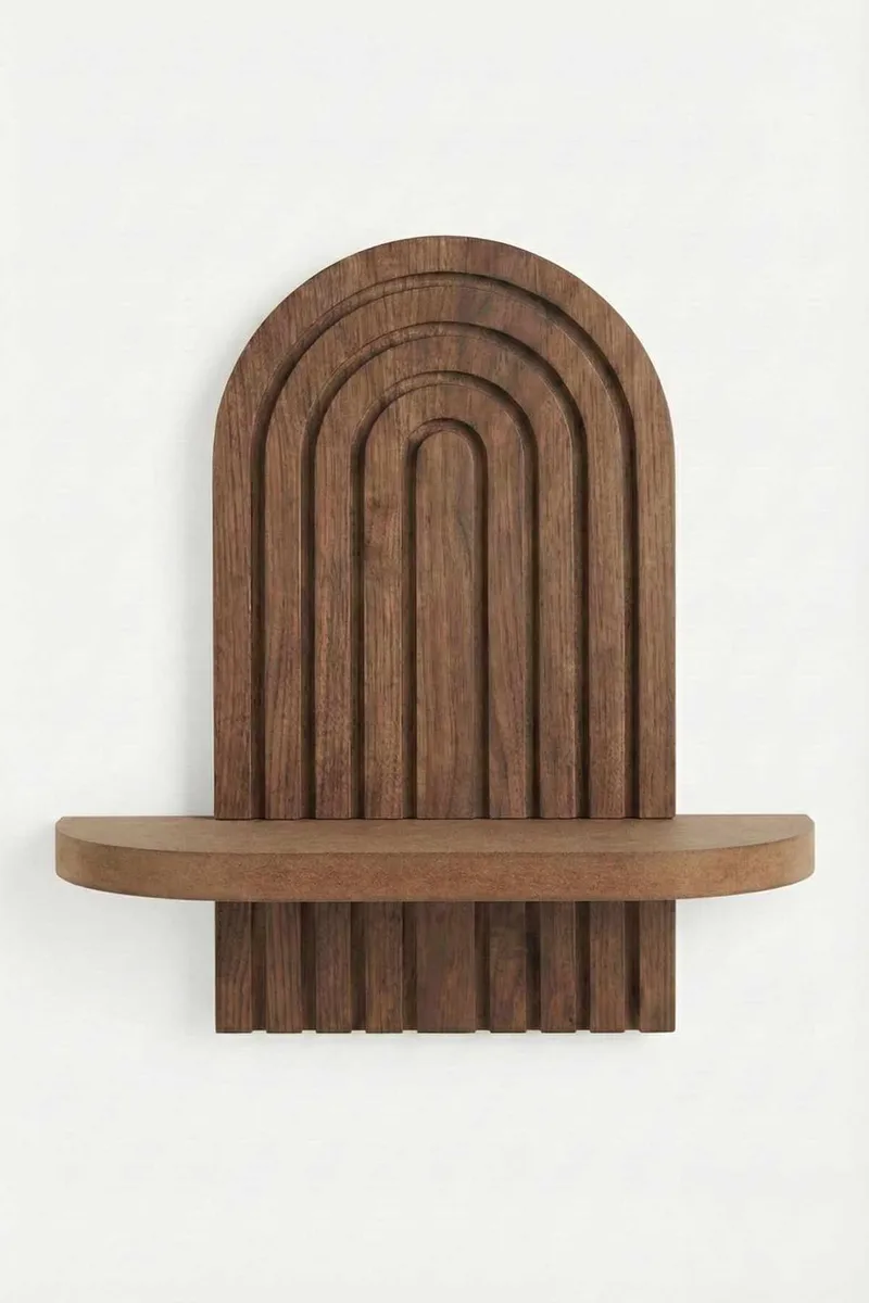 Baynor Vägghylla 20x35 cm, Wenge