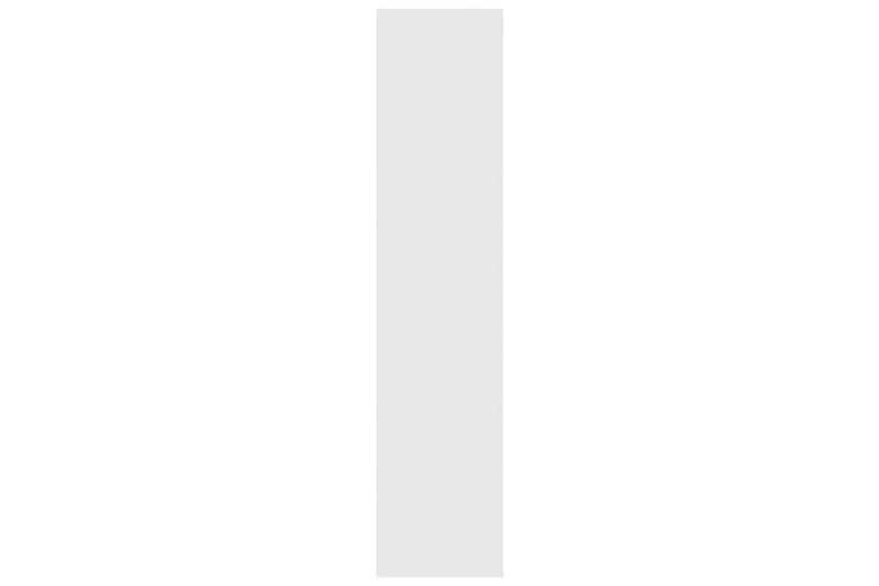 beBasic Bokhylla/Rumsavdelare vit högglans 100x30x135 cm - White - Bokhylla