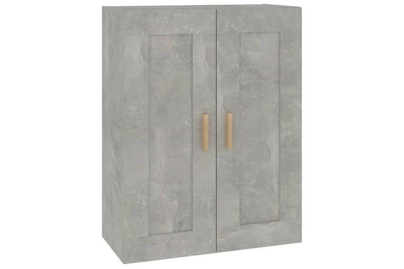 beBasic Väggskåp betonggrå 69,5x32,5x90 cm konstruerat trä - Grey - Förvaring - Hylla - Vägghylla