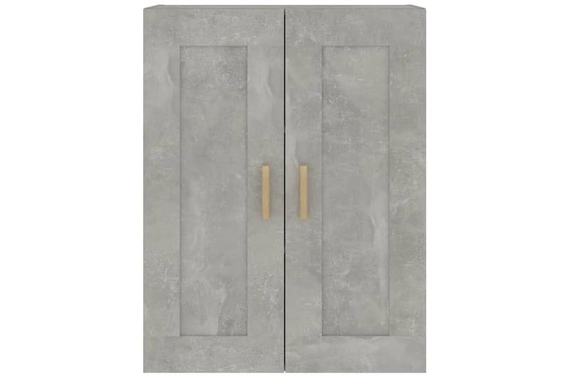 beBasic Väggskåp betonggrå 69,5x32,5x90 cm konstruerat trä - Grey - Förvaring - Hylla - Vägghylla