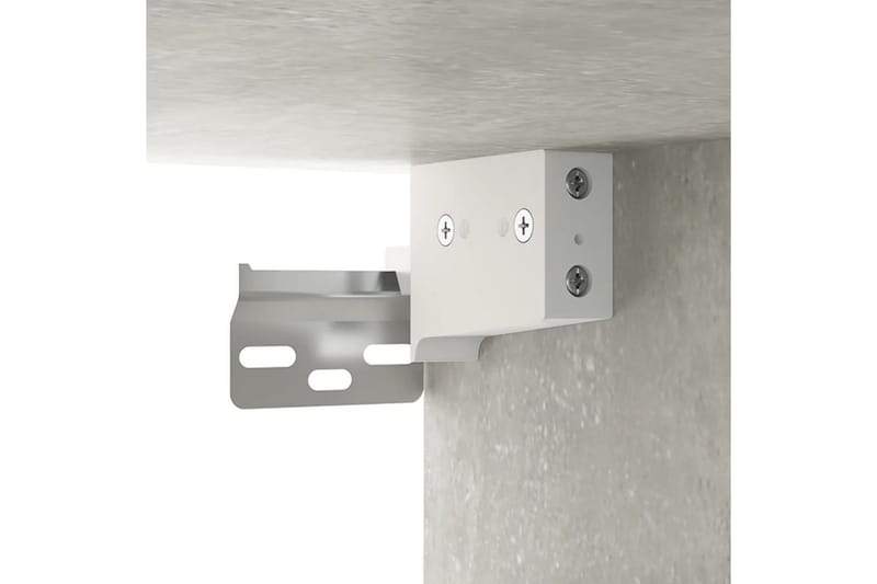 beBasic Väggskåp betonggrå 69,5x32,5x90 cm konstruerat trä - Grey - Förvaring - Hylla - Vägghylla