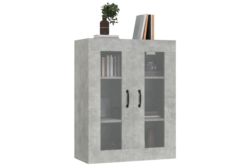 beBasic Väggskåp betonggrå 69,5x34x90 cm - Grey - Förvaring - Hylla - Vägghylla