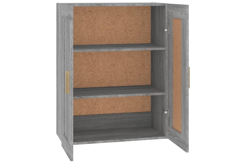 beBasic Väggskåp grå sonoma 69,5x32,5x90 cm konstruerat trä - Grey - Förvaring - Hylla - Vägghylla