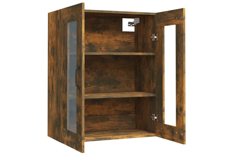 beBasic Väggskåp Rökfärgad ek 69,5x34x90 cm - Brown - Förvaring - Hylla - Vägghylla