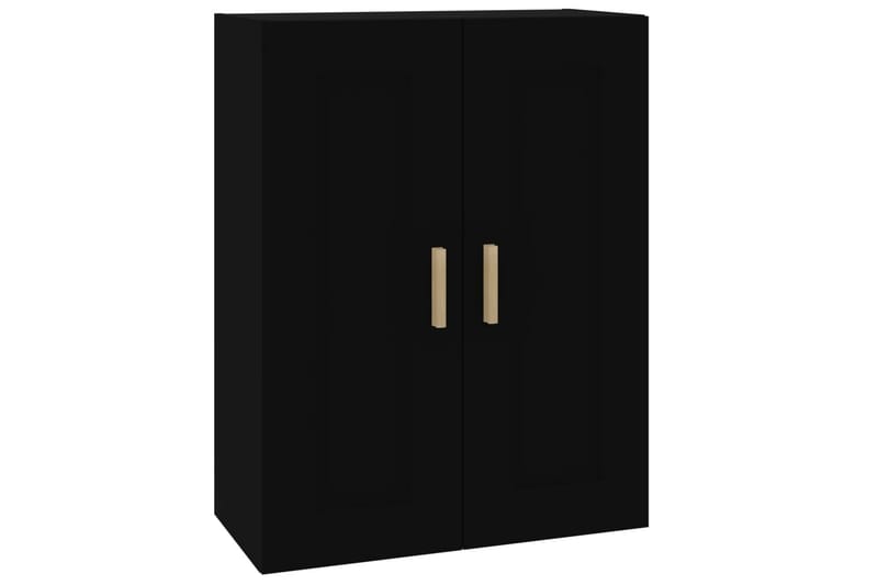 beBasic Väggskåp Svart 69,5x32,5x90 cm konstruerat trä - Black - Förvaring - Hylla - Vägghylla
