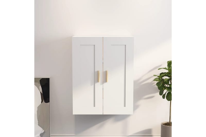 beBasic Väggskåp vit 69,5x32,5x90 cm konstruerat trä - White - Förvaring - Hylla - Vägghylla