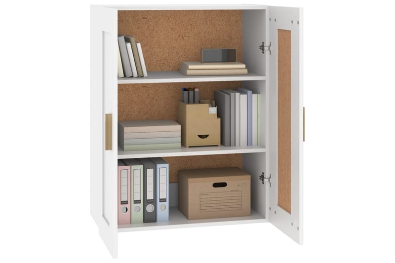 beBasic Väggskåp vit 69,5x32,5x90 cm konstruerat trä - White - Förvaring - Hylla - Vägghylla