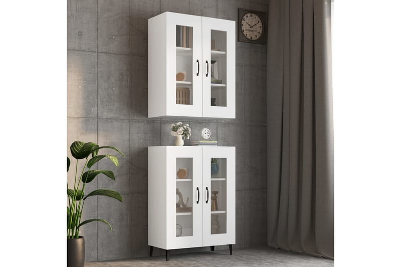 beBasic Väggskåp vit 69,5x34x90 cm - White - Förvaring - Hylla - Vägghylla