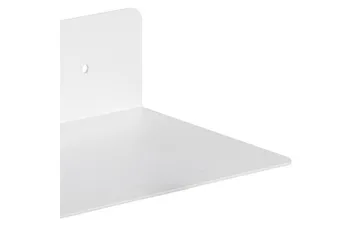 Belleuve Vägghylla 50 cm - Vit - Förvaring - Hylla - Tavelhylla & tavellist