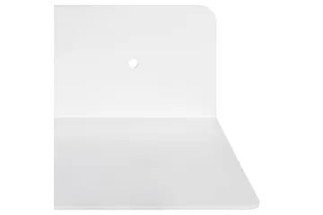 Belleuve Vägghylla 50 cm - Vit - Förvaring - Hylla - Tavelhylla & tavellist