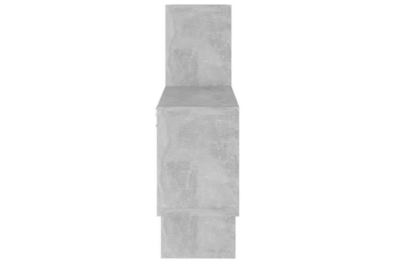 Bilformad vägghylla betonggrå 82x15x51 cm spånskiva - Betonggrå - Förvaring - Hylla - Vägghylla