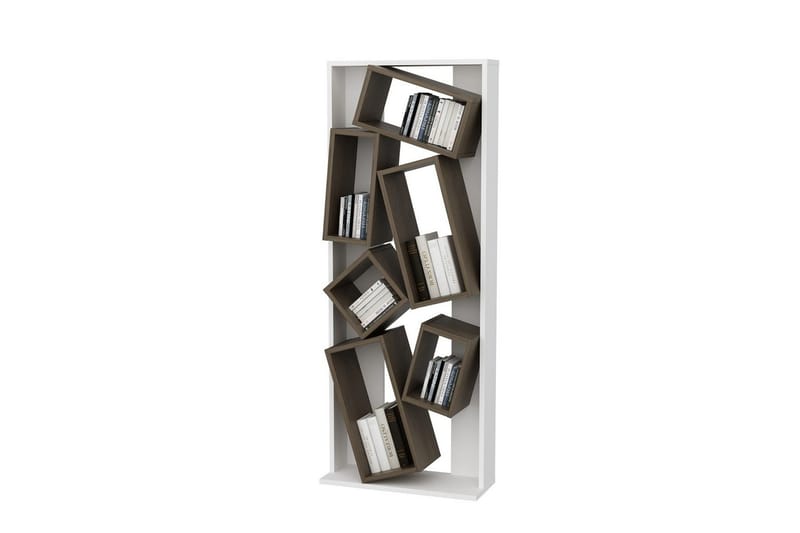 Bloemendal Bokhylla 63 cm - Brun/Vit - Förvaring - Hylla - Bokhylla