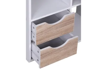 Ajan Bokhylla 60 cm i Målat Trä - Vit - Förvaring - Hylla - Bokhylla