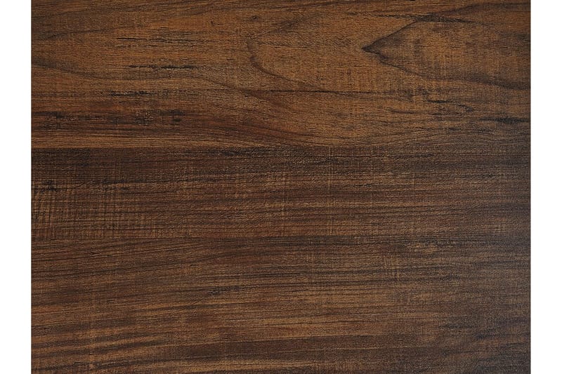 Alvaston Hylla 90x30 cm - Mörkt Trä/Svart - Förvaring - Hylla - Bokhylla