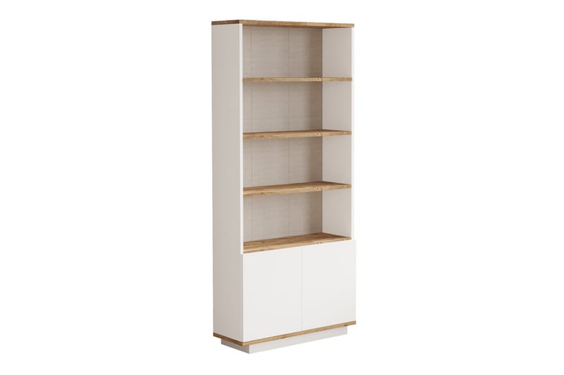 Anari Bokhylla 77,5 cm - Brun/Vit - Förvaring - Hylla - Bokhylla