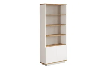 Anari Bokhylla 77,5 cm i Ek - Vit - Förvaring - Hylla - Bokhylla