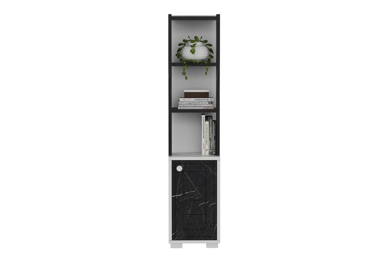 Anayurt Bokhylla 29,6x21,6 cm Vit/Svart - Hanah Home - Förvaring - Hylla - Bokhylla
