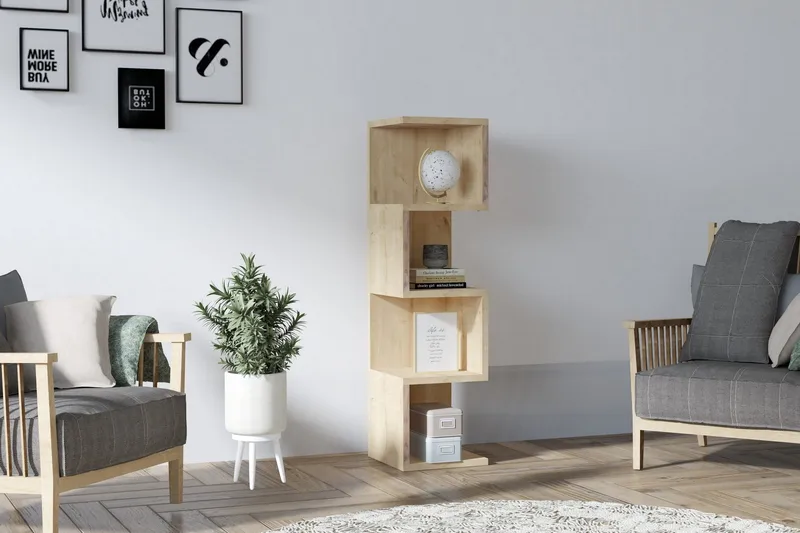 Andifli Bokhylla 25x95 cm - Grön - Förvaring - Hylla - Bokhylla