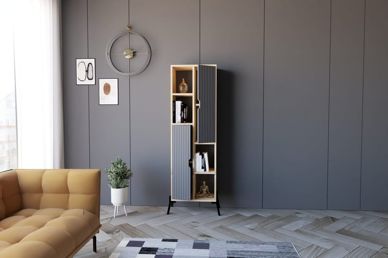Andifli Bokhylla 48,2x160 cm - Blå - Förvaring - Hylla - Bokhylla