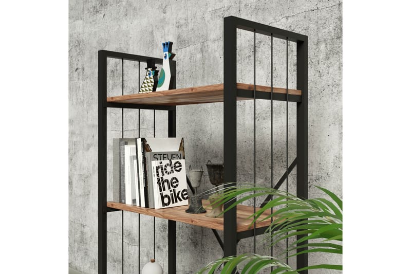 Andifli Bokhylla 60x150 cm - Svart - Förvaring - Hylla - Bokhylla