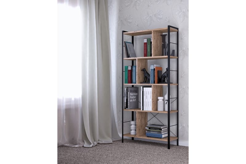 Andifli Bokhylla 78x150 cm - Brun - Förvaring - Hylla - Bokhylla