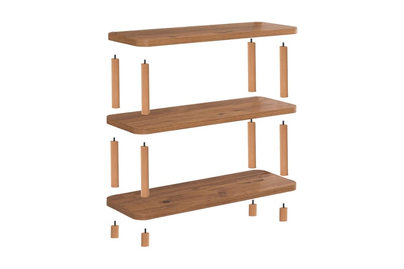 Andifli Bokhylla 80x75 cm - Grön - Förvaring - Hylla - Bokhylla