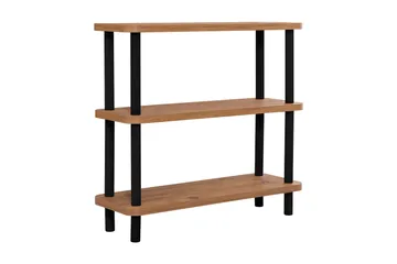 Andifli Bokhylla 80x75 cm - Svart - Förvaring - Hylla - Bokhylla
