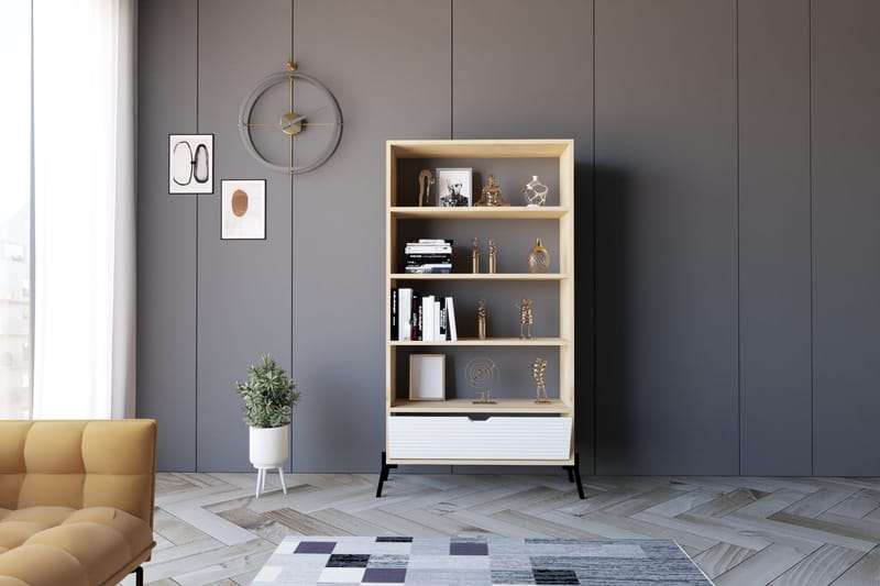 Andifli Bokhylla 83,6x160 cm - Blå - Förvaring - Hylla - Bokhylla