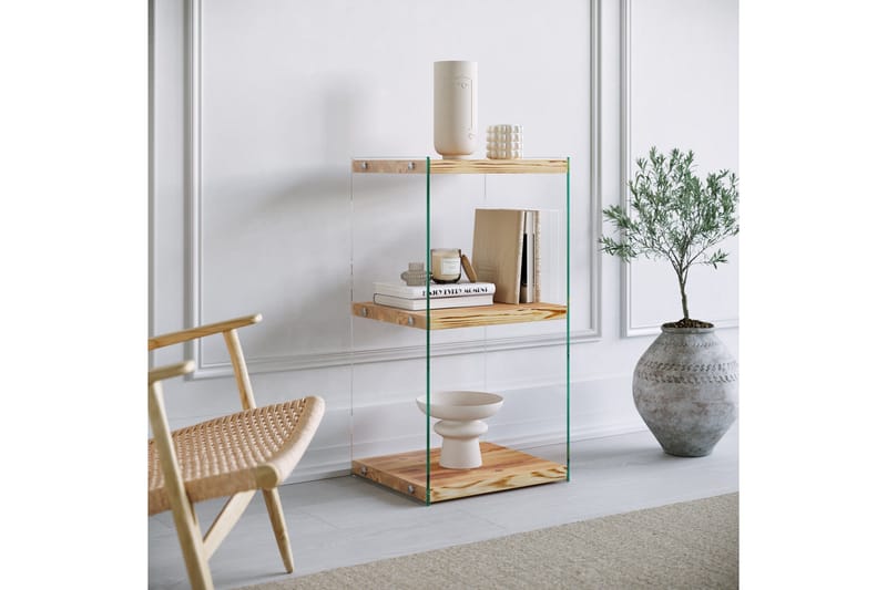 Assanisa Bokhylla 40 cm i Furu - Ljusbrun - Förvaring - Hylla - Bokhylla