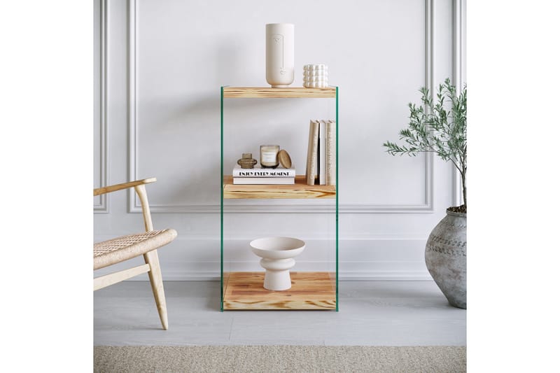 Assanisa Bokhylla 80x40 cm - Natur - Förvaring - Hylla - Bokhylla