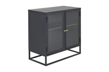 Bakal Bokhylla 85 cm i Glas och Metall - Svart - Förvaring - Hylla - Bokhylla