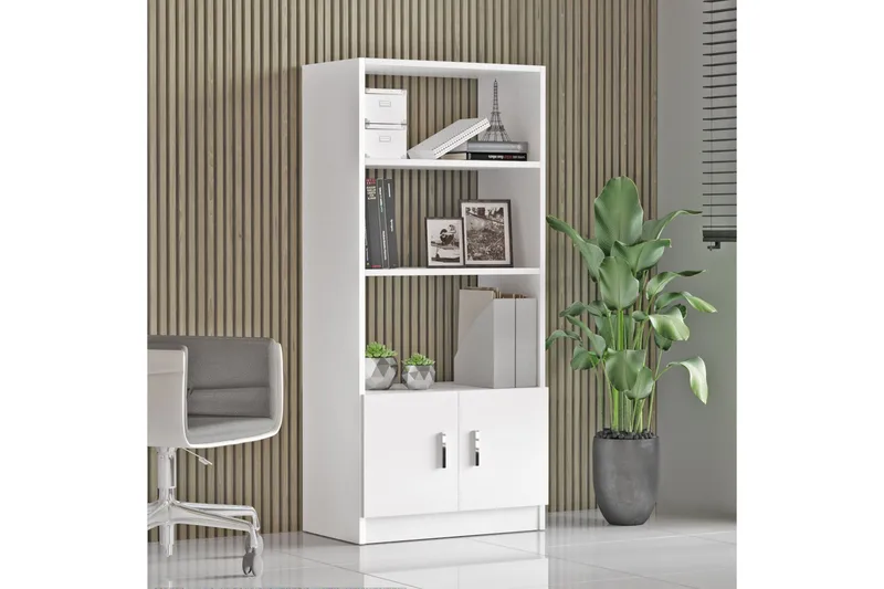 Barrock Bokhylla 38x64 cm - Vit - Förvaring - Hylla - Bokhylla