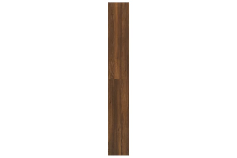 beBasic Bokhylla 5 hyllor brun ek 40x24x175 cm konstruerat trä - Brown - Förvaring - Hylla - Bokhylla