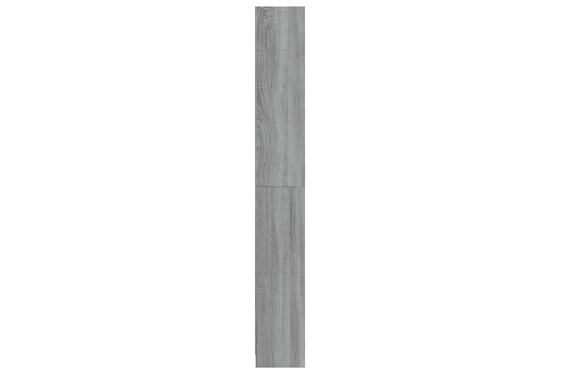 beBasic Bokhylla 5 hyllor grå sonoma 80x24x175 cm konstruerat trä - Grey - Förvaring - Hylla - Bokhylla