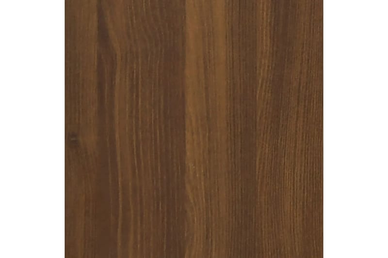 beBasic Bokhylla brun ek 100x33x100 cm konstruerat trä och stål - Brown - Bokhylla