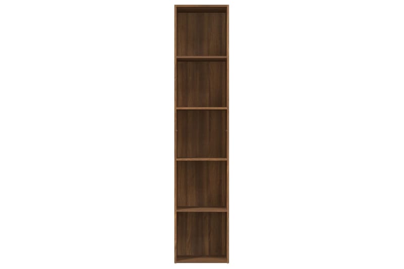 beBasic Bokhylla brun ek 40x30x189 cm konstruerat trä - Brown - Förvaring - Hylla - Bokhylla