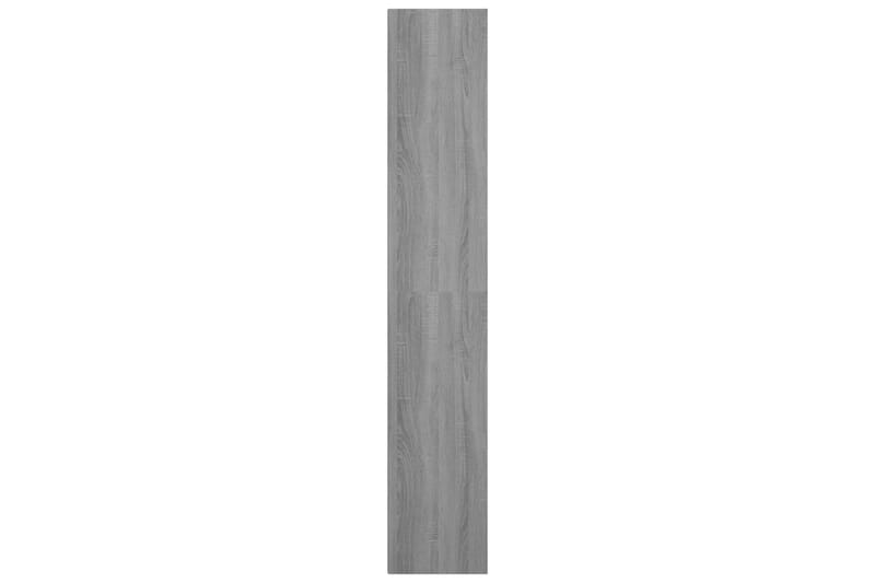beBasic Bokhylla grå sonoma 36x30x171 cm konstruerat trä - Grey - Förvaring - Hylla - Bokhylla