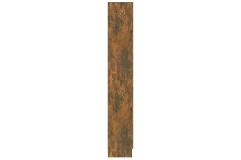 beBasic Bokhylla rökfärgad ek 82,5x30,5x185,5 cm konstruerat trä - Brown - F�örvaring - Hylla - Bokhylla