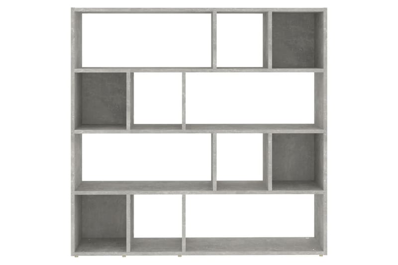 beBasic Bokhylla/rumsavdelare betonggrå 105x24x102 cm - Grey - Förvaring - Hylla - Bokhylla