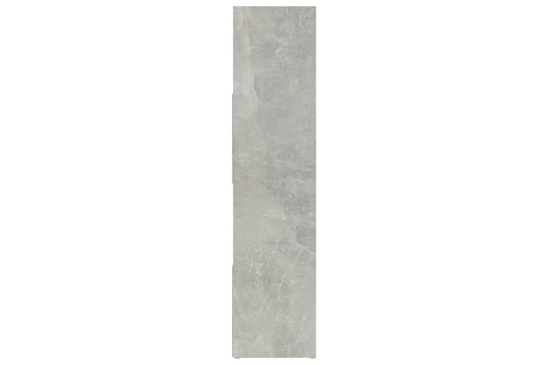 beBasic Bokhylla/rumsavdelare betonggrå 105x24x102 cm - Grey - Bokhylla