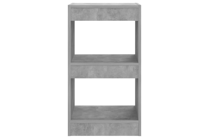 beBasic Bokhylla/rumsavdelare betonggrå 40x30x72 cm - Grey - Bokhylla