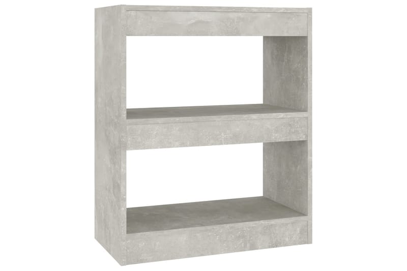 beBasic Bokhylla/Rumsavdelare betonggrå 60x30x72 cm - Grey - Förvaring - Hylla - Bokhylla