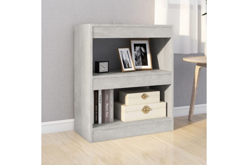 beBasic Bokhylla/Rumsavdelare betonggrå 60x30x72 cm - Grey - Förvaring - Hylla - Bokhylla