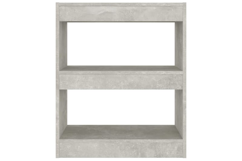 beBasic Bokhylla/Rumsavdelare betonggrå 60x30x72 cm - Grey - Förvaring - Hylla - Bokhylla