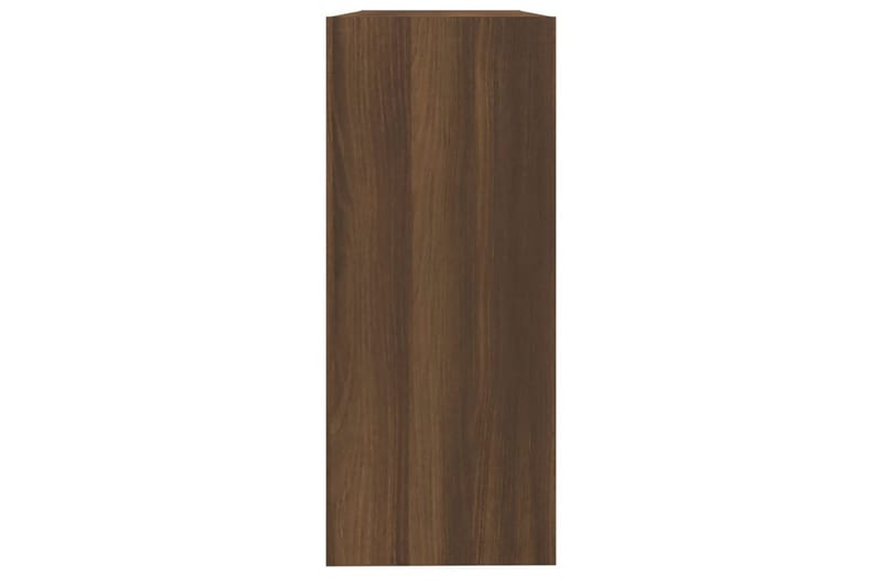 beBasic Bokhylla/Rumsavdelare brun ek 100x30x72cm - Brown - Bokhylla