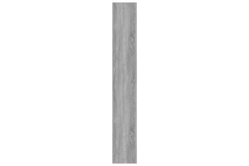 beBasic Bokhylla/Rumsavdelare grå sonoma-ek 40x30x198 cm - Grey - Förvaring - Hylla - Bokhylla