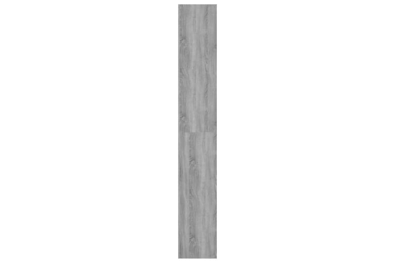 beBasic Bokhylla/Rumsavdelare grå sonoma-ek 60x30x198 cm - Grey - Förvaring - Hylla - Bokhylla