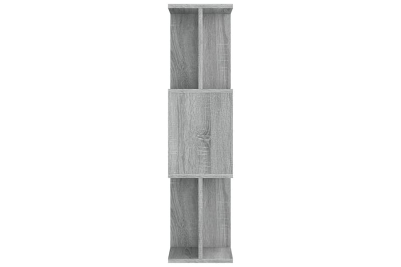 beBasic Bokhylla/Rumsavdelare grå sonoma-ek 80x24x96 cm - Grey - Förvaring - Hylla - Bokhylla