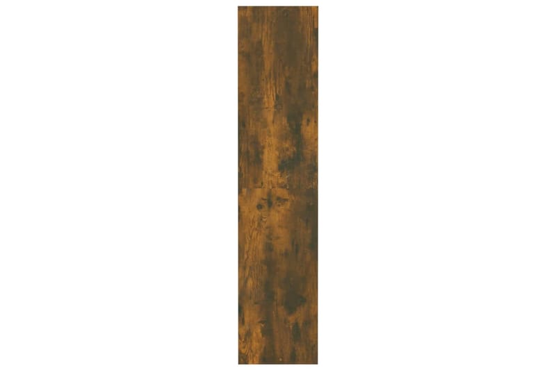 beBasic Bokhylla/rumsavdelare rökfärgad ek 80x30x135 cm konstruerat trä - Brown - Förvaring - Hylla - Bokhylla